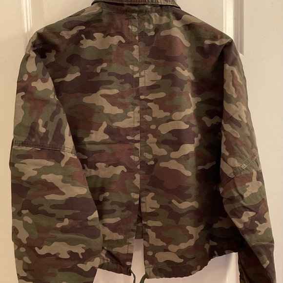 Hudson Jeans Cropped Military Anorak Jacket - NWT - Size Medium - Picture 8 of 13